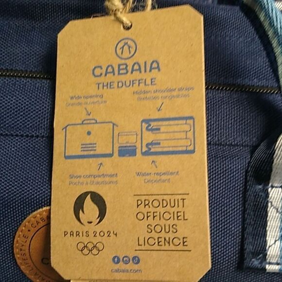 New Cabaia Duffle/Backpack Paris 2024 Olympic Bag Travel Sports Athletic - Picture 12 of 15